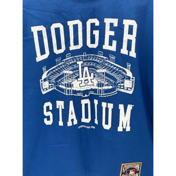Mitchell & Ness Los Angeles Dodgers Sweatshirt Stadium Cooperstown Small New - Picture 2 of 6